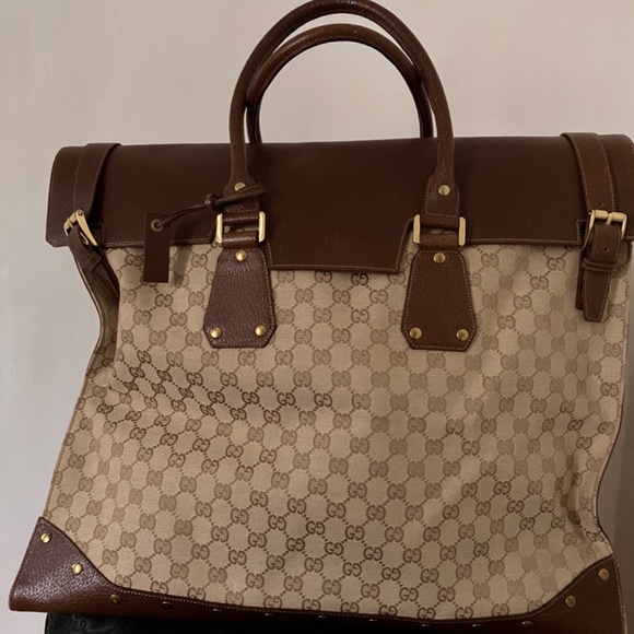 VINTAGE GUCCI WEEKENDER BAG - Picture 2 of 7